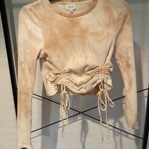 Tyedye Long sleeve Crop